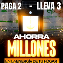 Lampara solar con sensor de movimiento - PAGA 2 LLEVA 3